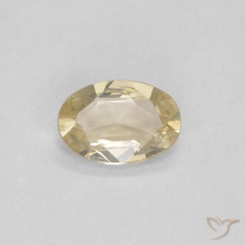 0.40ct Natural Creme Safira, oval, VVS
