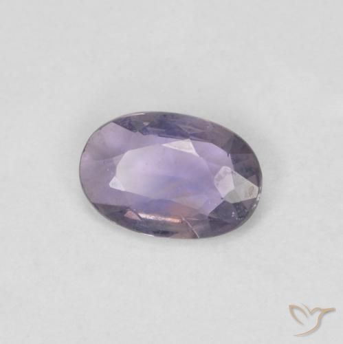 Safira Violeta médio Natural 0.46ct, oval, VVS