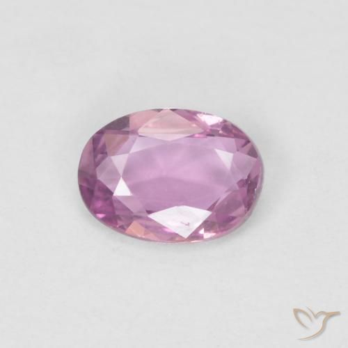 0.47ct Natural Roxo Real Rosa Safira, oval, VVS-VS