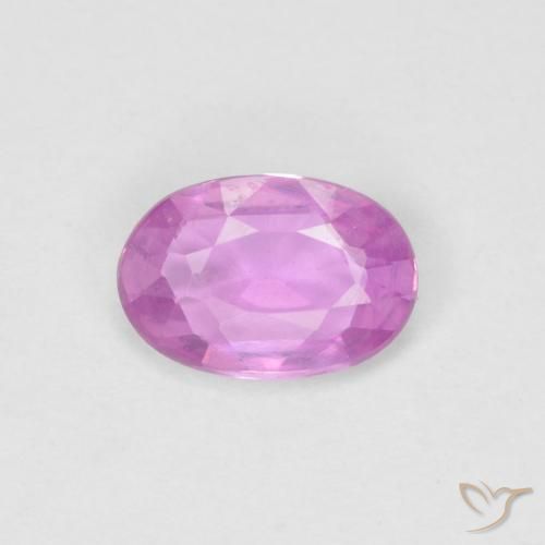 0.47ct Natural Roxo Rosado Intenso Safira, oval, VVS-VS