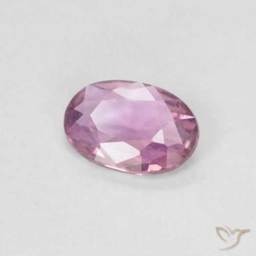 Safira Magenta claro Natural 0.41ct, oval, VVS-VS