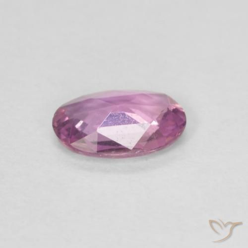 Safira Magenta claro Natural 0.41ct, oval, VVS-VS