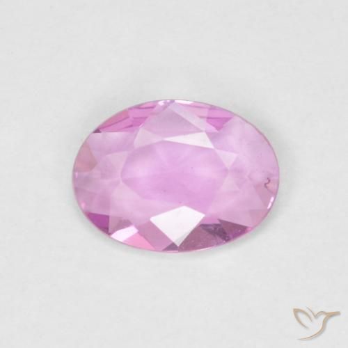 0.46ct Natural Roxo Rosa Safira, oval, VVS-VS