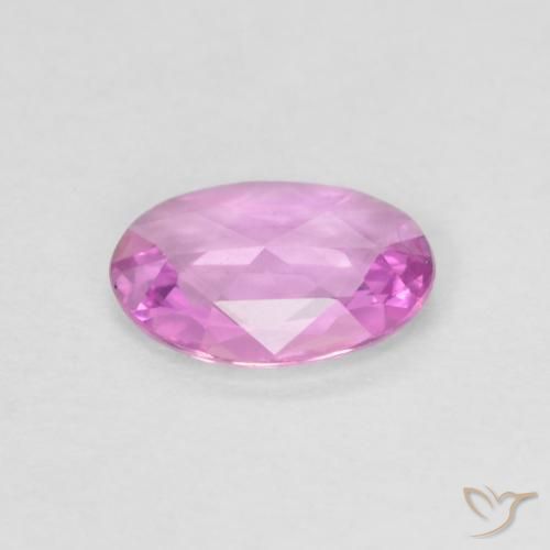 Safira Roxo Rosa Natural 0.46ct, oval, VVS-VS