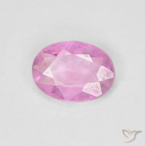 0.70ct Natural Rosa quente Safira, oval, VS