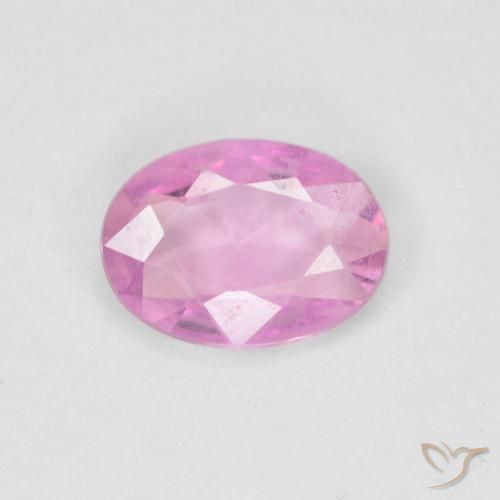 Safira Rosa quente Natural 0.70ct, oval, VS