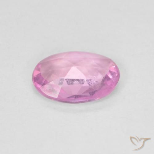 Safira Rosa quente Natural 0.70ct, oval, VS