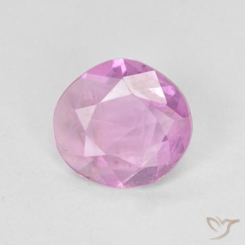 0.80ct Natural Roxo Real Claro Rosa Safira, Chique, VVS-VS