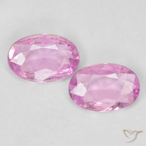 0.64ctw Natural Luz rosa Safira, oval, VS