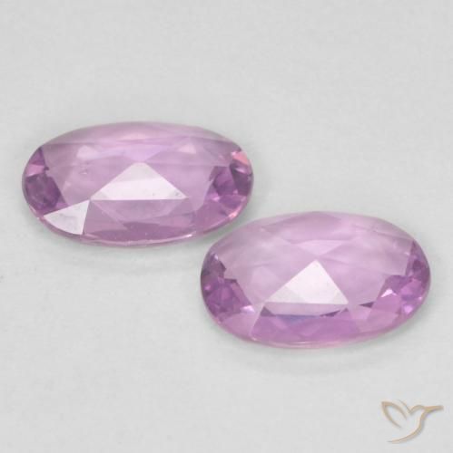 Pedras preciosas de Safira Rosa bem claro natural de 0.75 ct, oval, VS