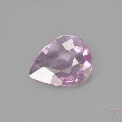 0.40ct Natural rosa cereja Safira, Formato de pêra, VVS