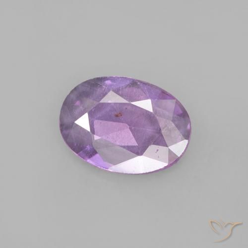 Safira Violeta rosado Natural 0.47ct, oval, VVS