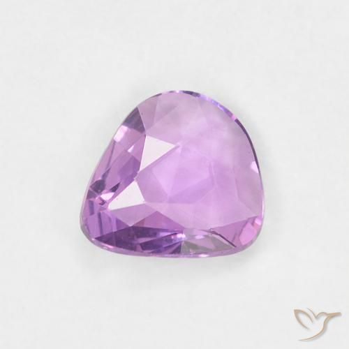 Safira Roxo rosado médio Natural 0.46ct, Chique, VVS