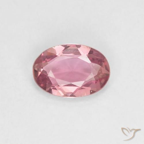 0.43ct Natural Rosa chiclete Safira, oval, VVS