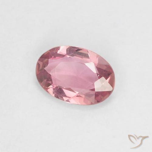 Safira Rosa chiclete Natural 0.43ct, oval, VVS