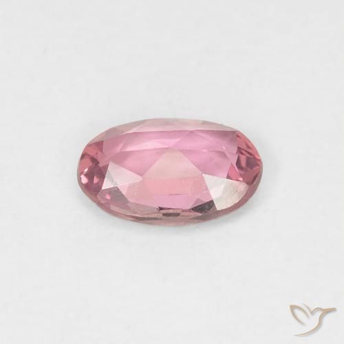 Safira Rosa chiclete Natural 0.43ct, oval, VVS