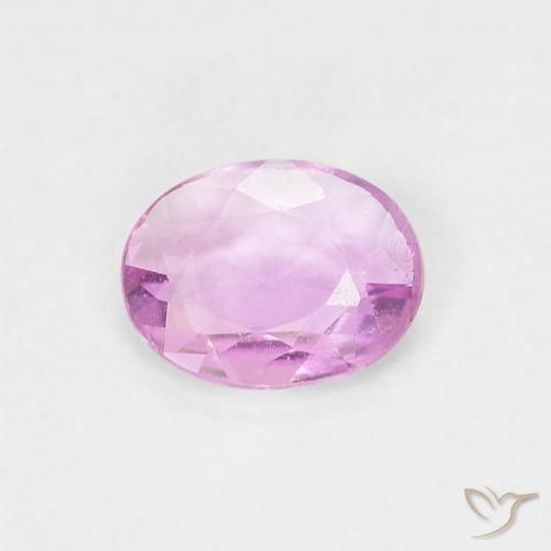 0.43ct Natural Roxo rosado Safira, oval, VVS