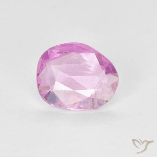 0.58ct Natural rosa médio Safira, Chique, VVS