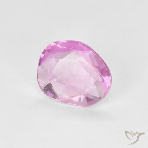 Safira rosa médio Natural 0.58ct, Chique, VVS