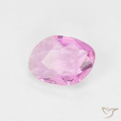 Safira Rosa Intenso Natural 0.55ct, Chique, VVS