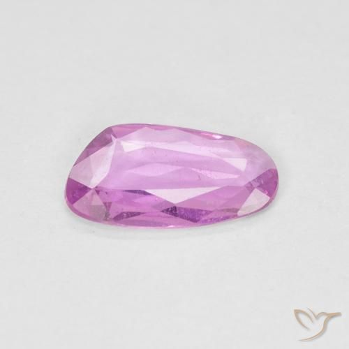 0.65ct Natural Roxo Rosado Brilhante Safira, Chique, VS