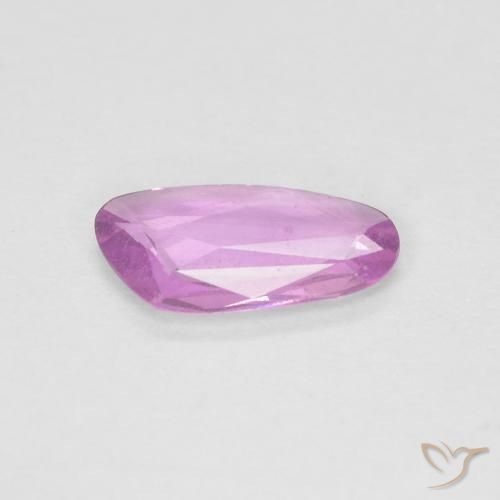 Safira Roxo Rosado Brilhante Natural 0.65ct, Chique, VS