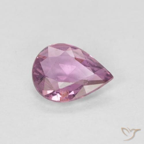 0.48ct Natural Roxo rosado Safira, Formato de pêra, VS