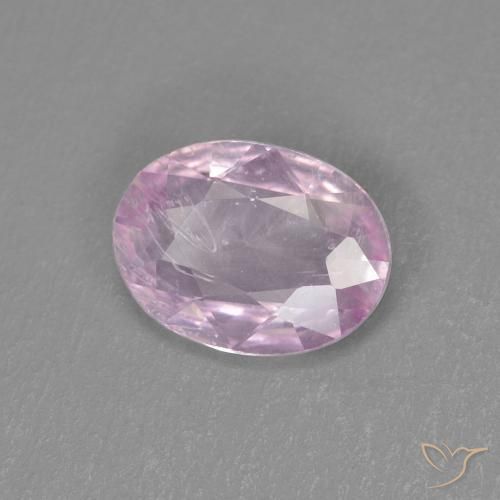 Safira Rosa chiclete Natural 0.68ct, oval, VS