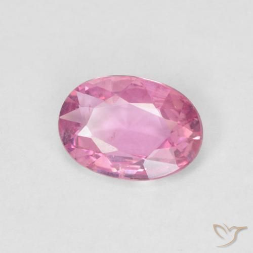 Safira Rosa quente Natural 0.60ct, oval, VS