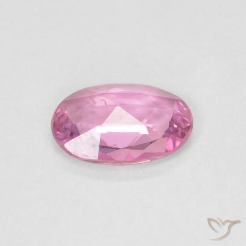 Safira Rosa quente Natural 0.60ct, oval, VS