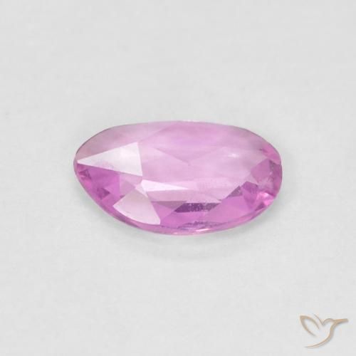 Safira Roxo Real Claro Rosa Natural 0.40ct, Chique, VS