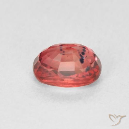 Safira Vermelho escuro Natural 1.00ct, oval, VS