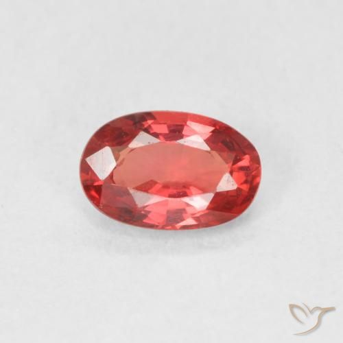 0.54ct Natural Vermelho escarlate Safira, oval, VVS-VS