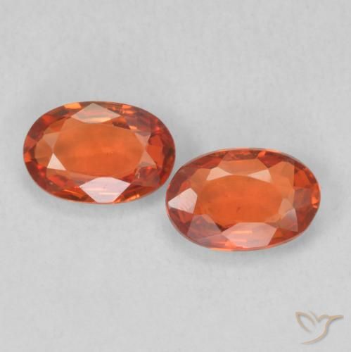 1.20ctw Natural fogo laranja Safira, oval, VS