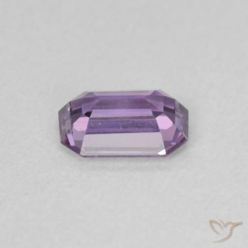 Safira Roxo Uva Claro Natural 0.61ct, Corte Octógono / Esmeralda, VS