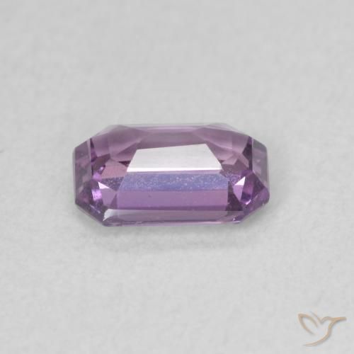 Safira roxo médio Natural 0.65ct, Corte Octógono / Esmeralda, VVS-VS