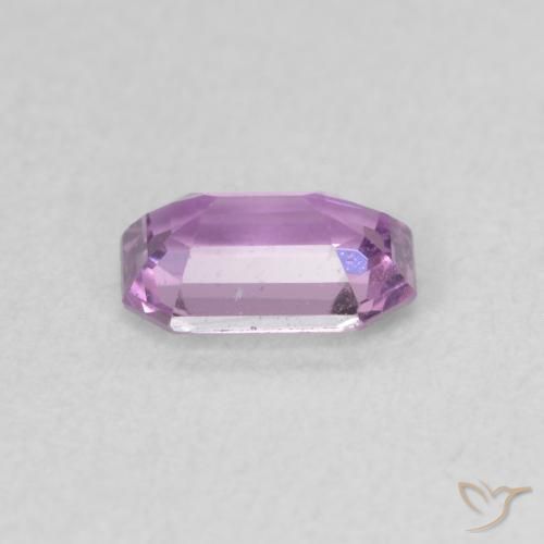 Safira roxo médio Natural 0.57ct, Corte Octógono / Esmeralda, VVS-VS