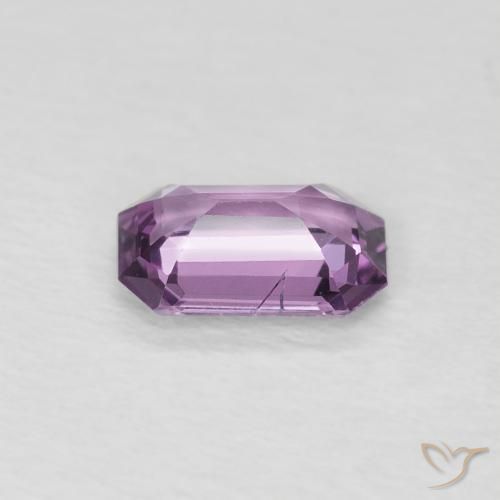 Safira Medium Dark-Purple Natural 0.60ct, Corte Octógono / Esmeralda, VS-SI