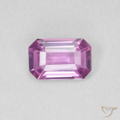 0.62ct Natural Medium Light-Purple Safira, Corte Esmeralda, VVS