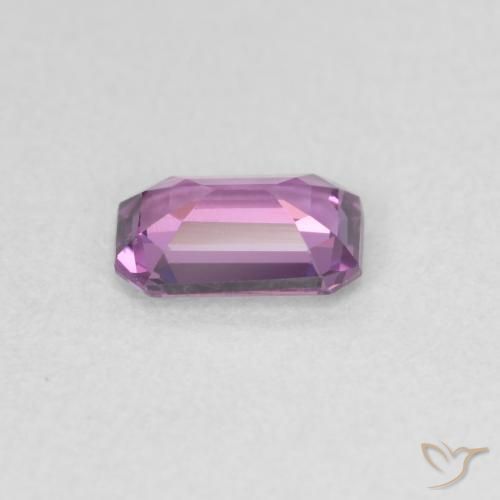Safira roxo médio Natural 0.62ct, Corte Octógono / Esmeralda, VVS