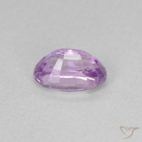 Safira roxo elétrico Natural 0.76ct, oval, VS