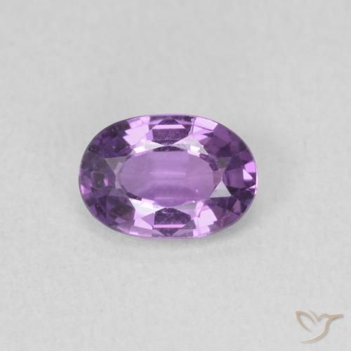 0.63ct Natural Violeta Profundo Safira, oval, VVS