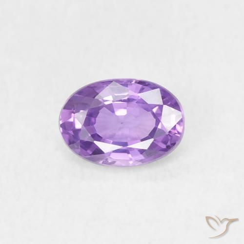 0.58ct Natural Violeta rosa médio Safira, oval, VS