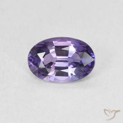 0.63ct Natural uva violeta Safira, oval, VVS