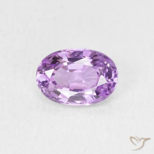 0.64ct Natural roxo elétrico Safira, oval, VVS