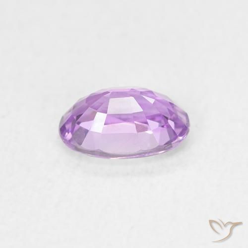 Safira roxo elétrico Natural 0.64ct, oval, VVS