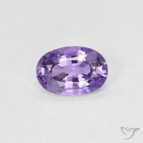 0.45ct Natural Violeta Uva Brilhante Safira, oval, VVS-VS