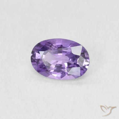 Safira Violeta Uva Brilhante Natural 0.45ct, oval, VVS-VS