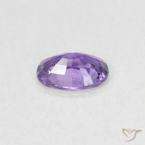 Safira Violeta Uva Brilhante Natural 0.45ct, oval, VVS-VS