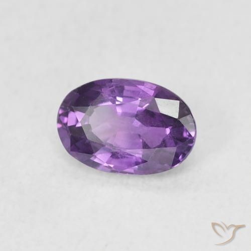 Safira Violeta Intenso Natural 0.67ct, oval, VVS